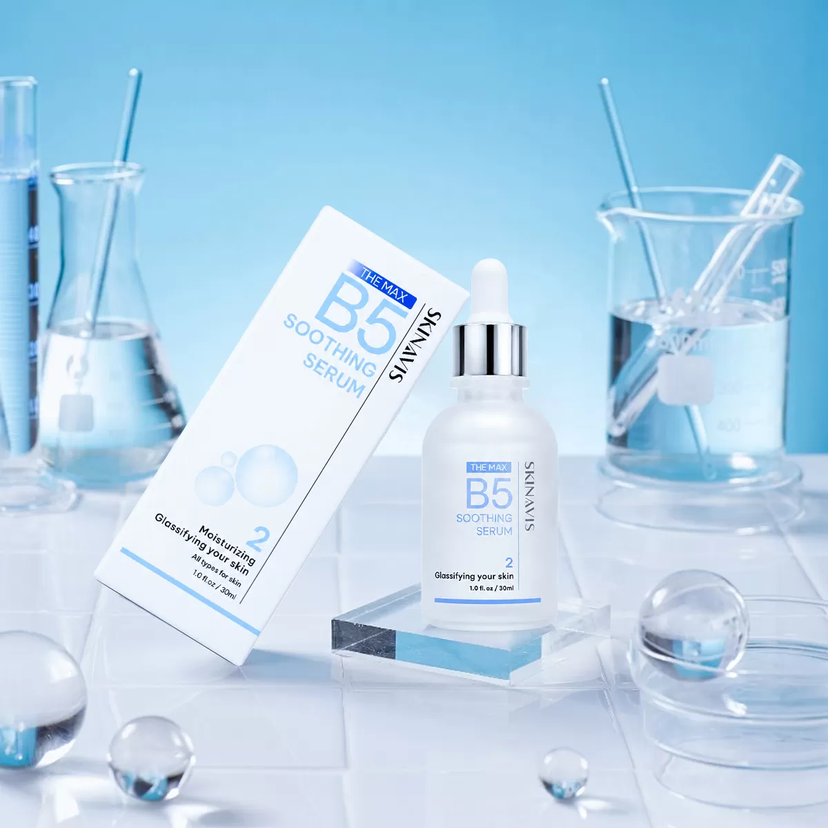 SKINAVIS THE MAX B5 Soothing Serum 2 – dưỡng chất cấp ẩm cho da