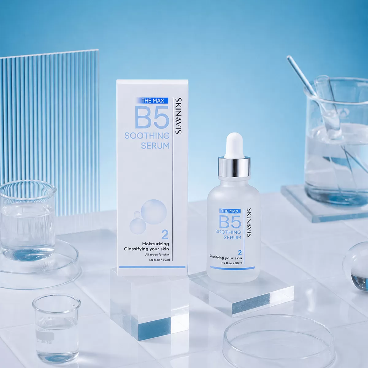 SKINAVIS THE MAX B5 Soothing Serum 2 – dưỡng chất cấp ẩm cho da