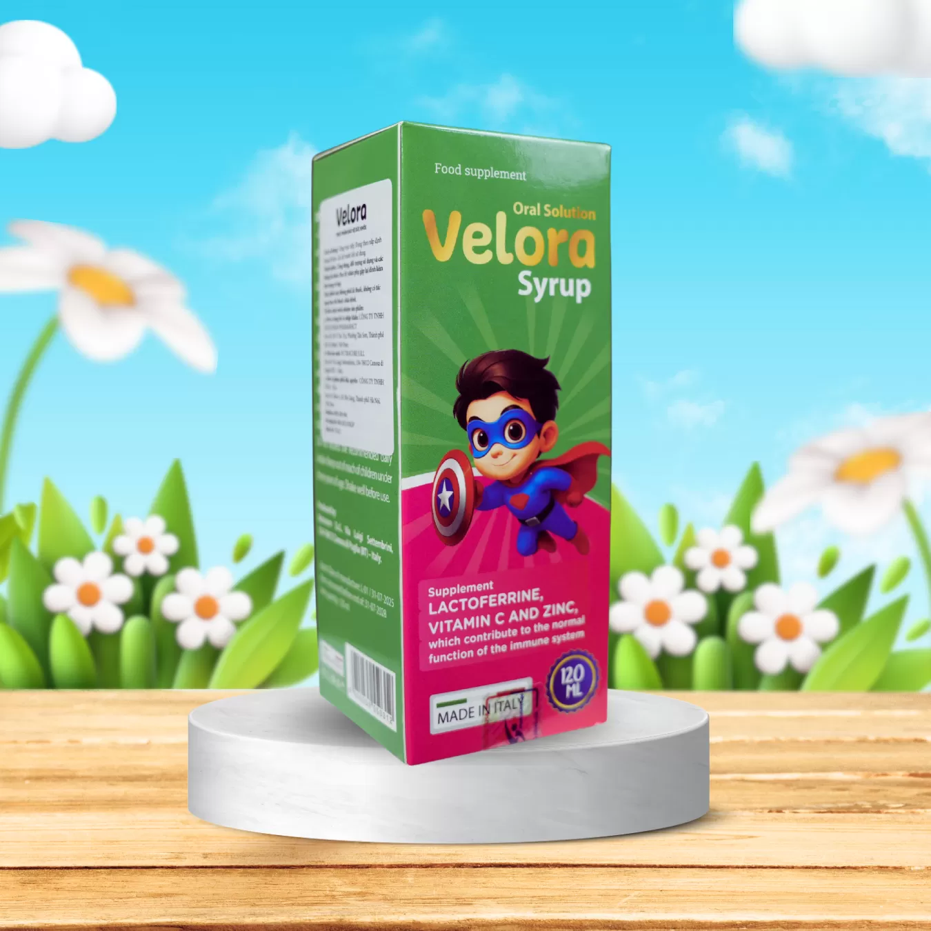 VELORA SYRUP - Sản phẩm tăng cường đề kháng
