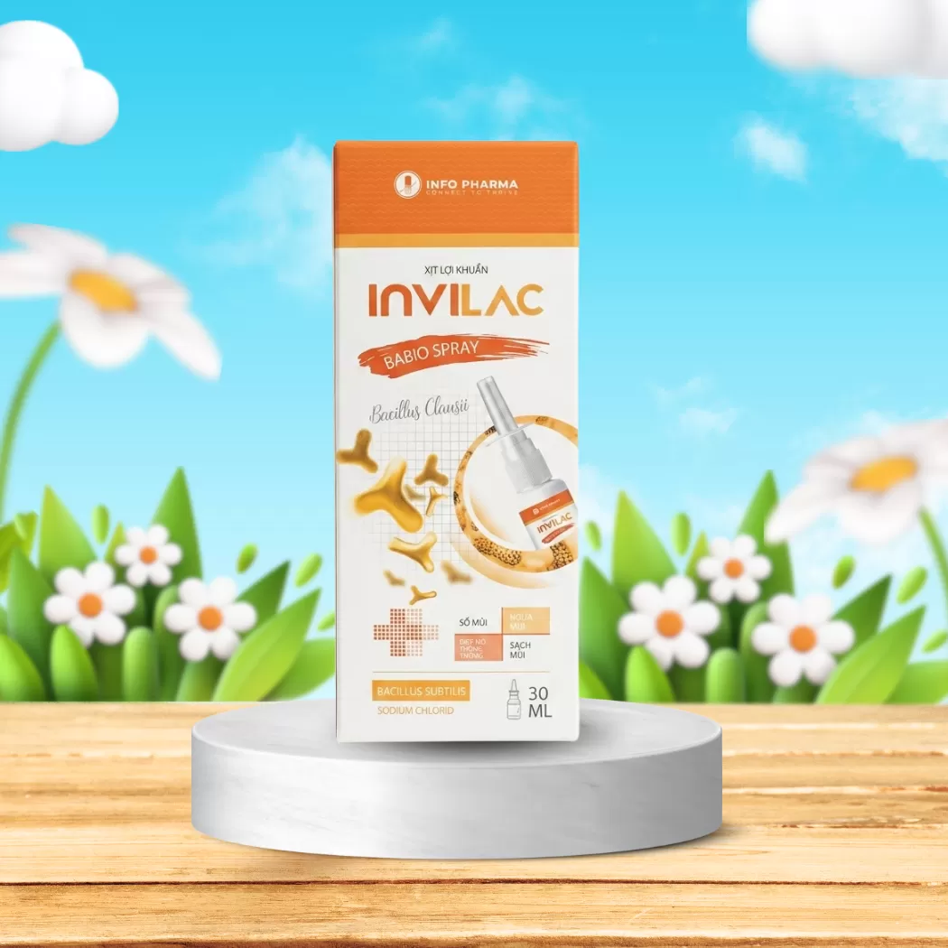 XỊT LỢI KHUẨN INVILAC BABIO SPRAY