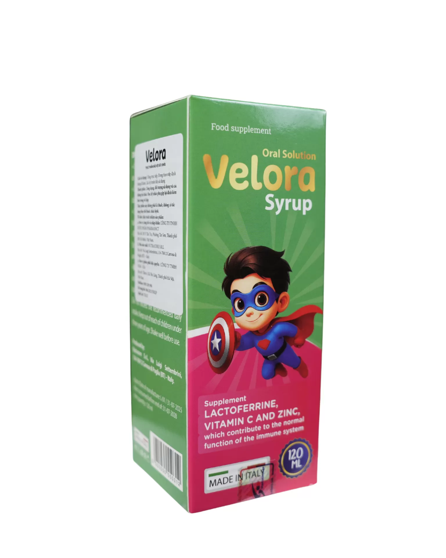 VELORA SYRUP - Sản phẩm tăng cường đề kháng