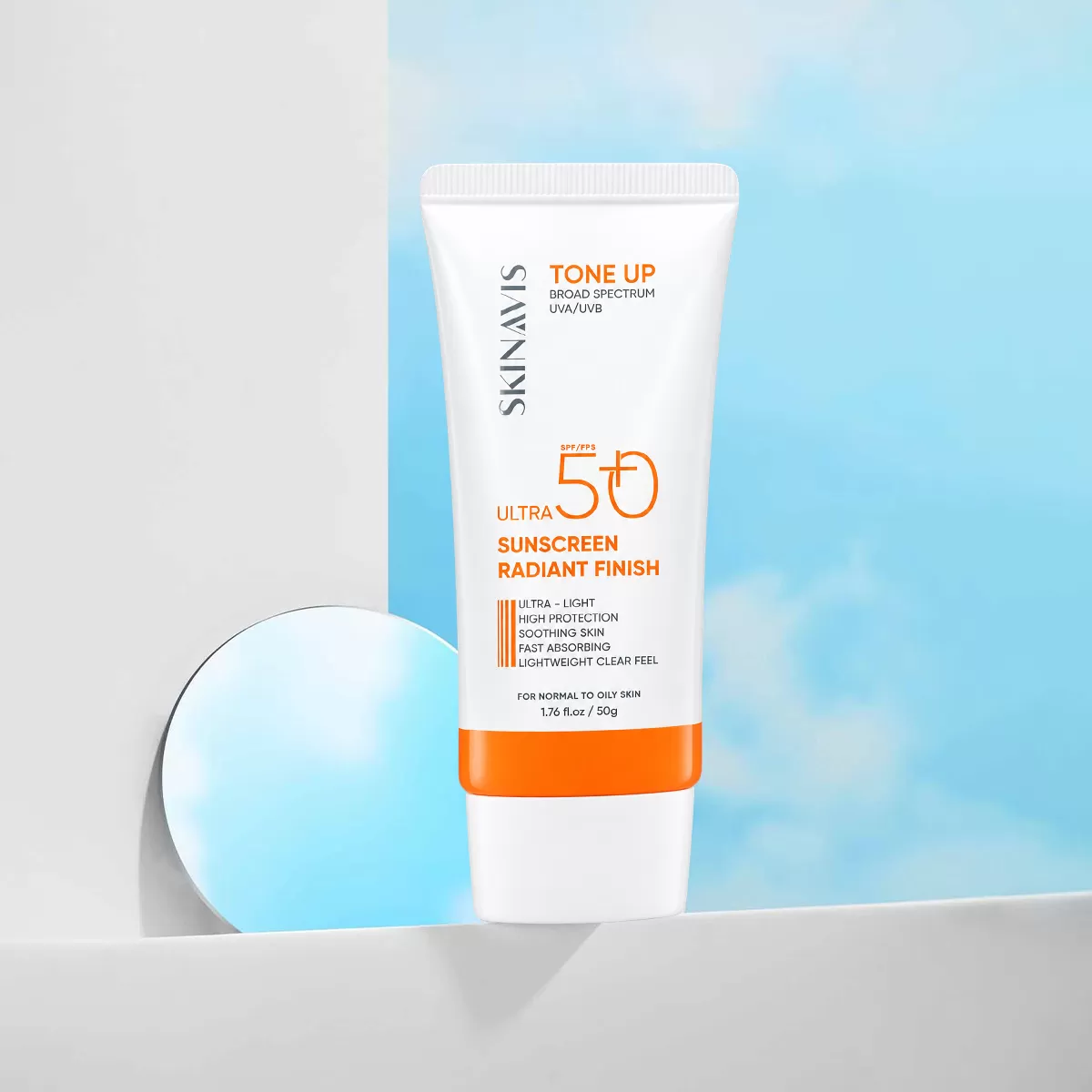 Kem Chống Nắng - Skinavis Tone Up SPF/FPS 50+ Ultra Sunscreen Radiant Finish