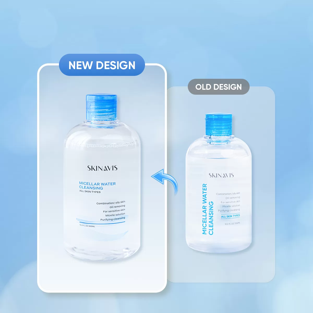 Dung dịch tẩy trang SKINAVIS Cleansing Micellar Water 300ml