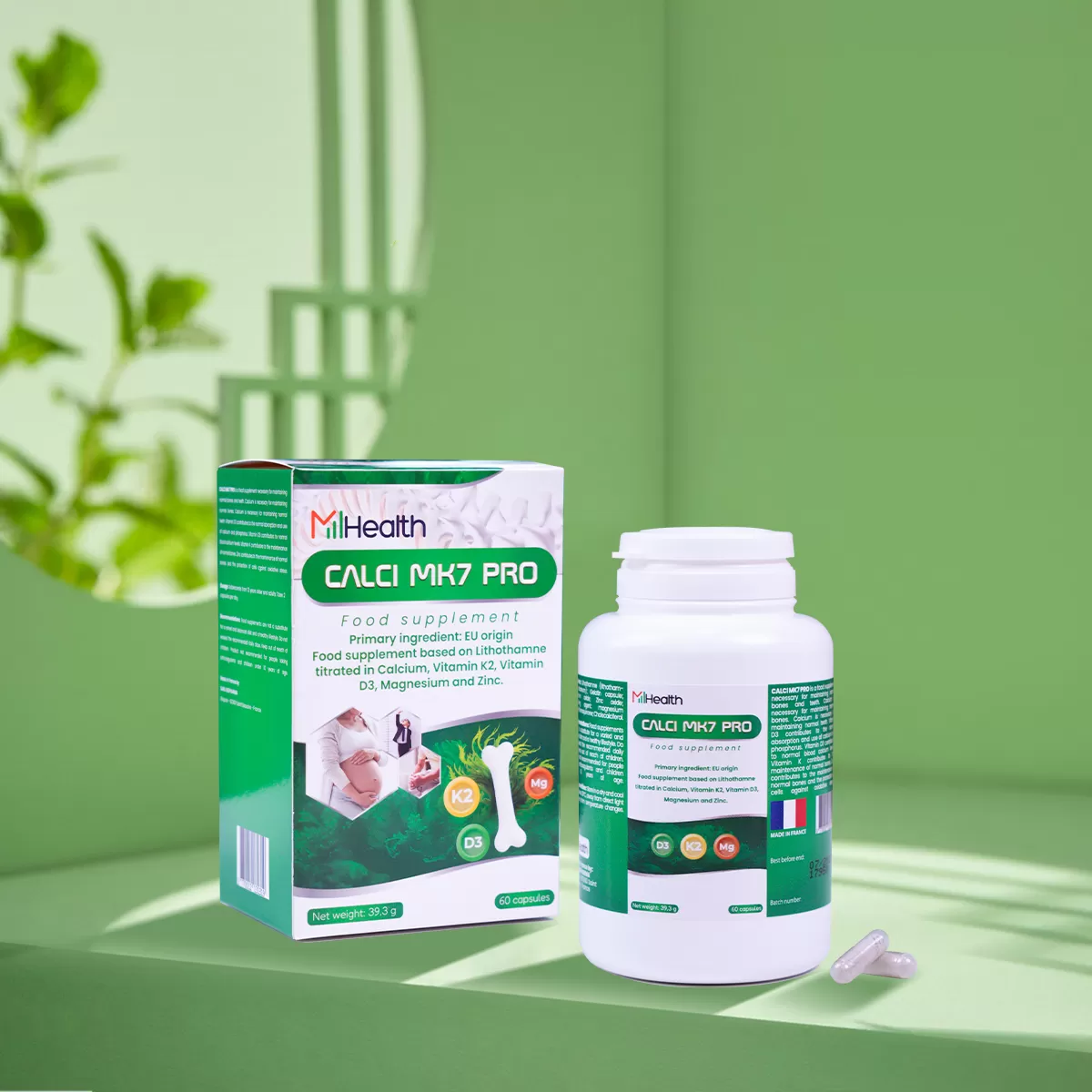 MiHealth Calci MK7 Pro – Giải pháp hỗ trợ xương chắc khỏe