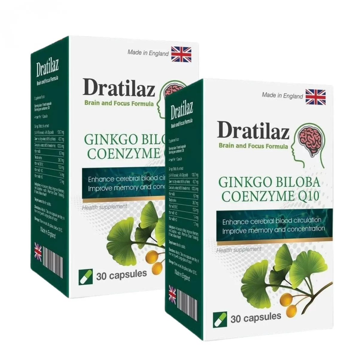 Dratilaz hỗ trợ cải thiện trí nhớ, tăng cường tuần hoàn máu não