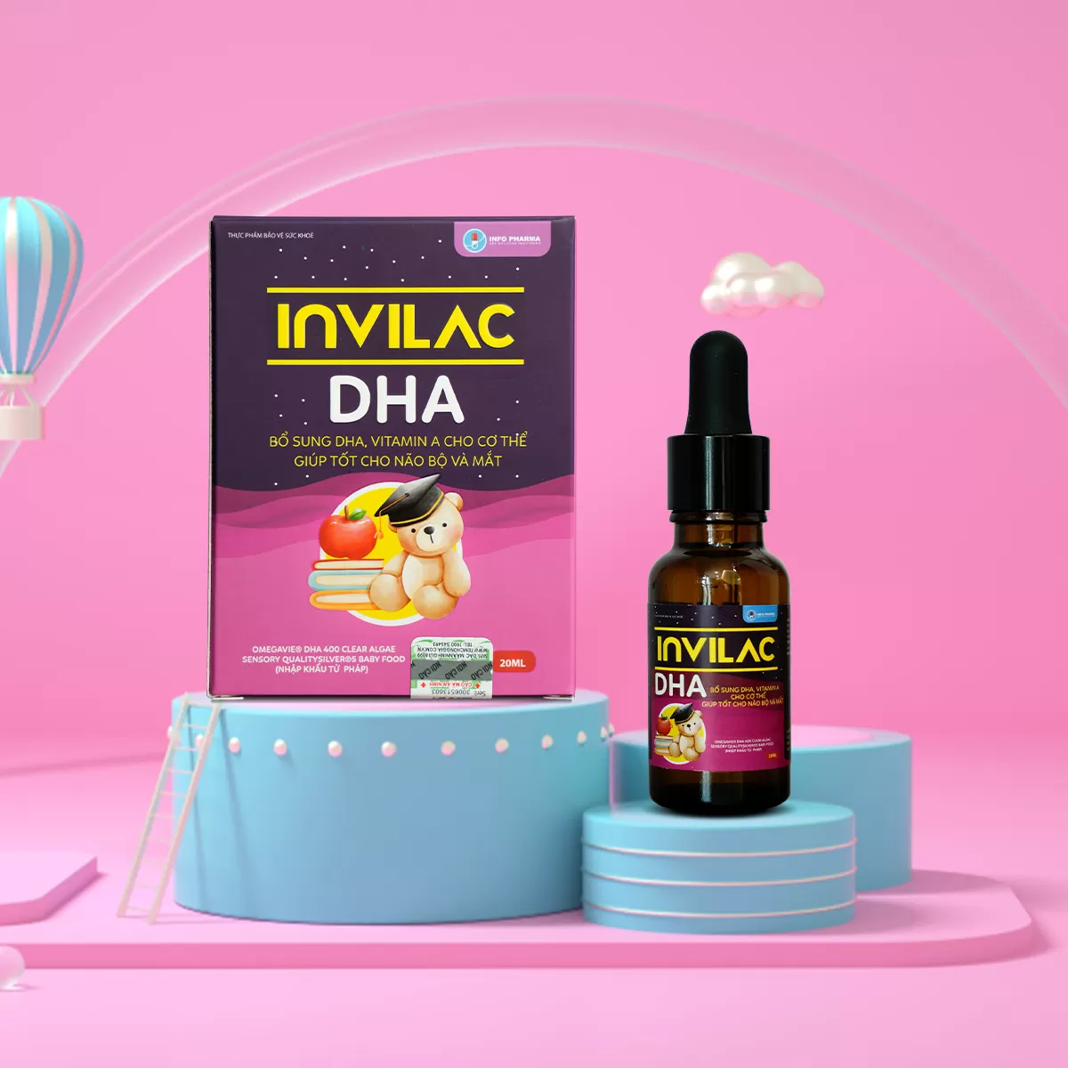 INVILAC DHA  - Bổ sung DHA, vitamin A cho cơ thể