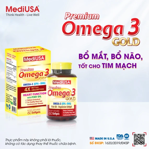 PREMIUM OMEGA 3 GOLD - 60 viên