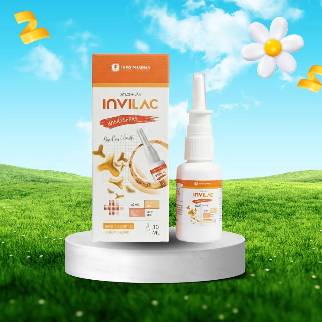 XỊT LỢI KHUẨN INVILAC BABIO SPRAY