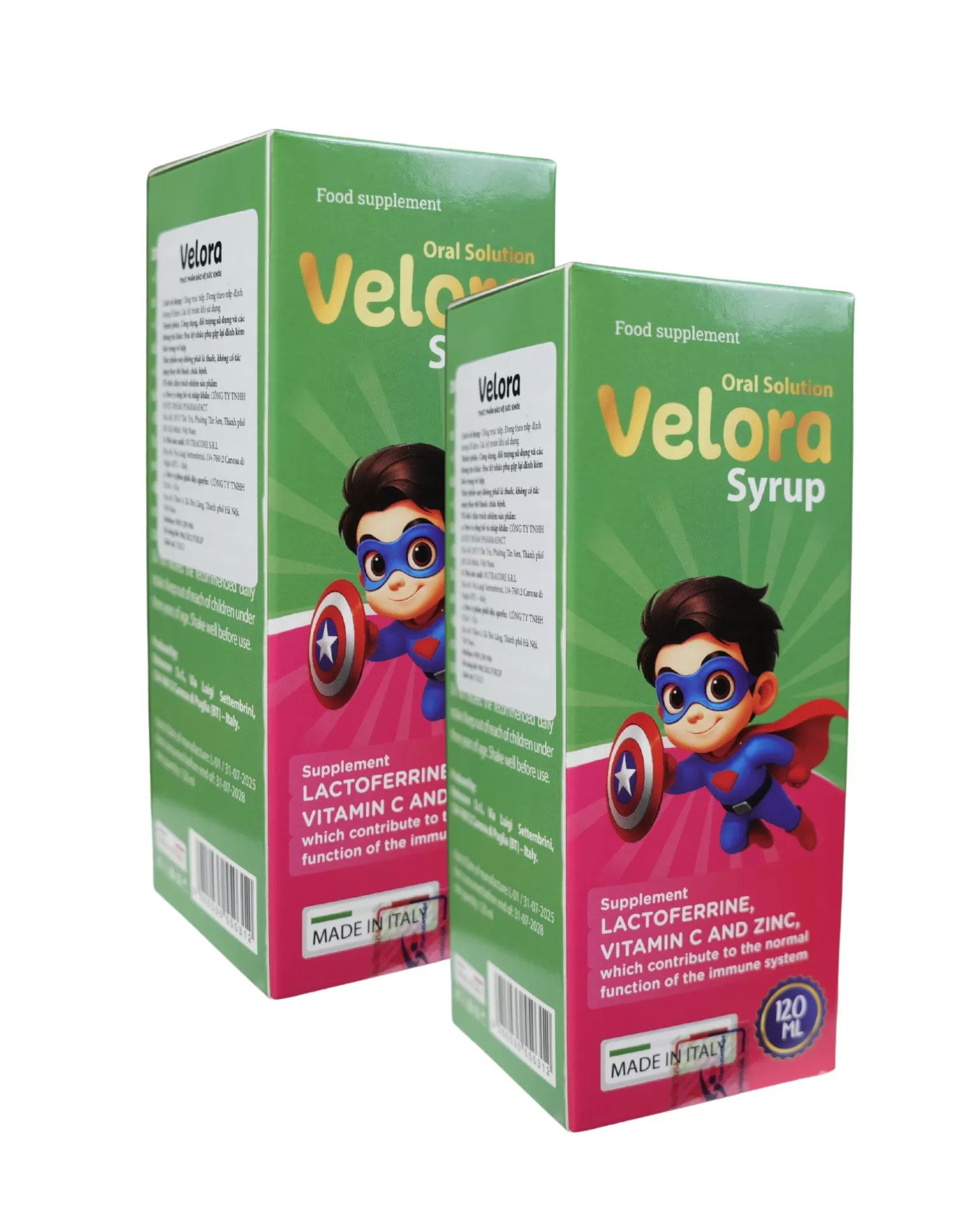 VELORA SYRUP - Sản phẩm tăng cường đề kháng