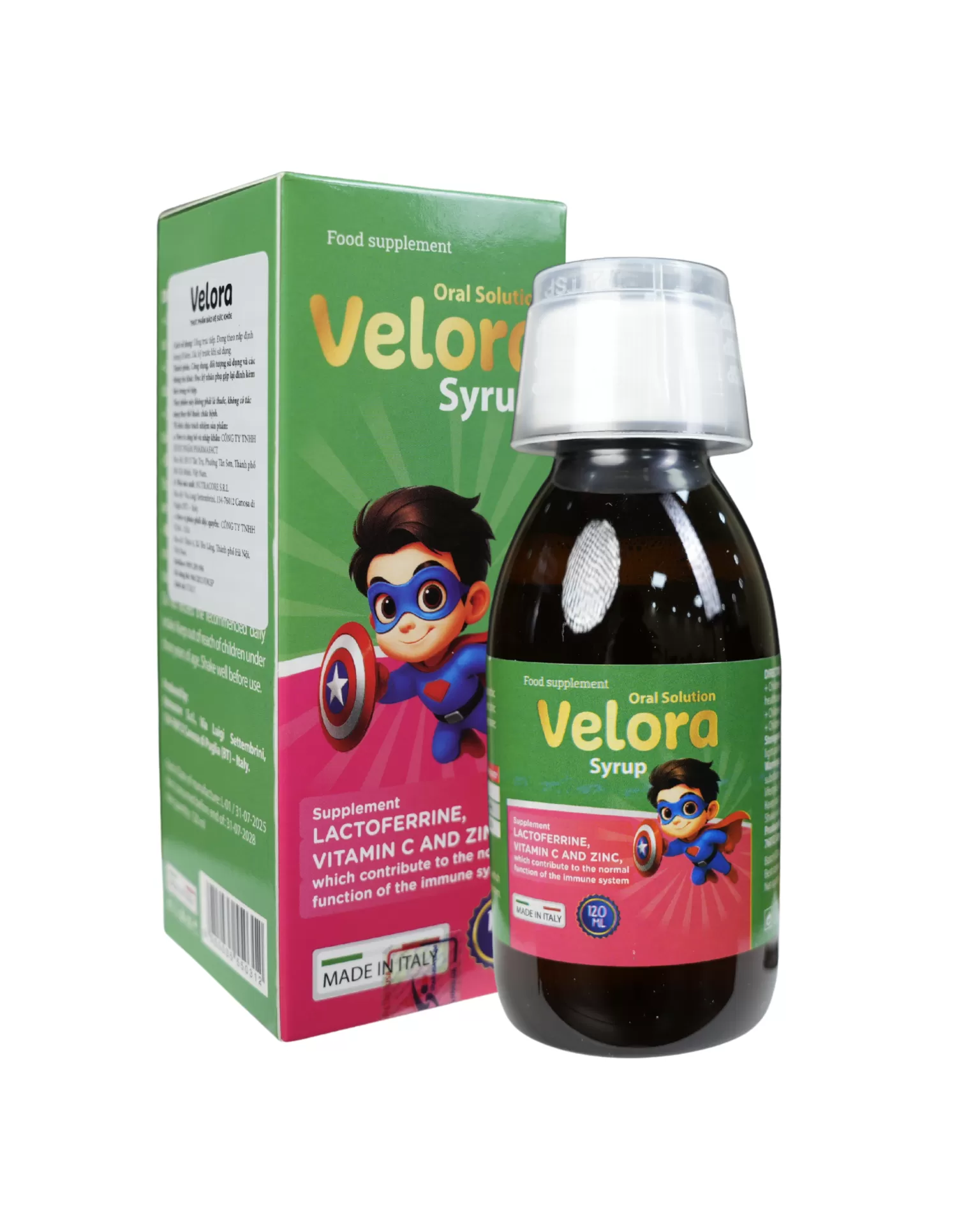 VELORA SYRUP - Sản phẩm tăng cường đề kháng