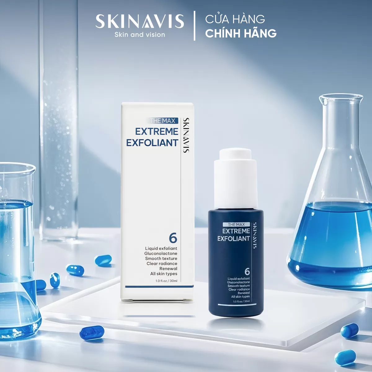 Sản phẩm dưỡng da tẩy tế bào chết - Skinavis The Max Extreme Exfoliant 6